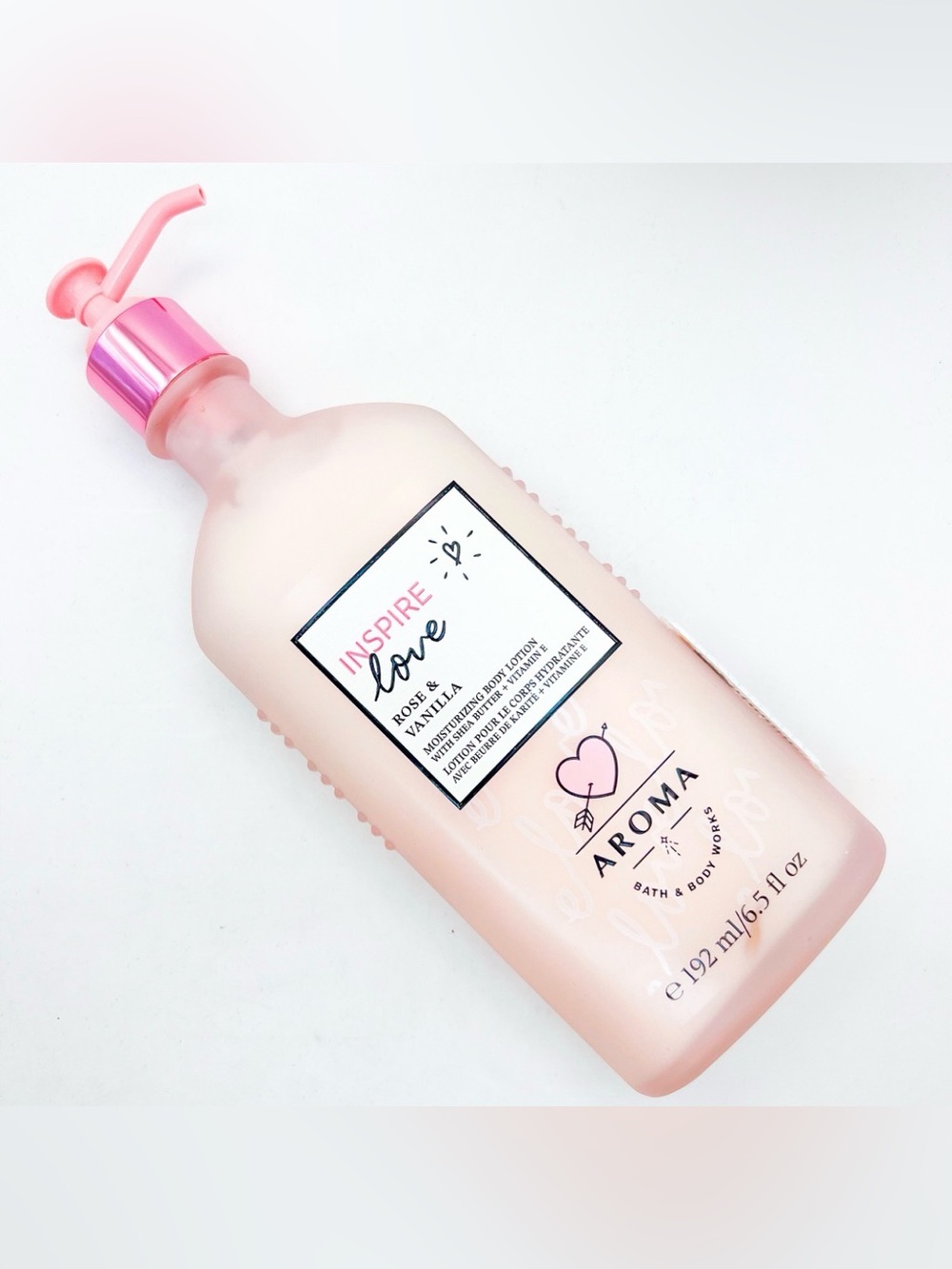 Bath & Body Works Inspire Love Rose & Vanilla Moisturizing Cream - Aroma Line